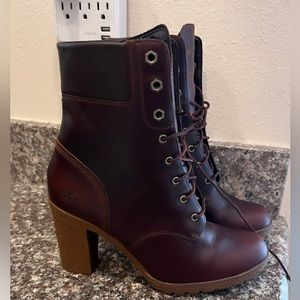 Timberland heel boots size 9